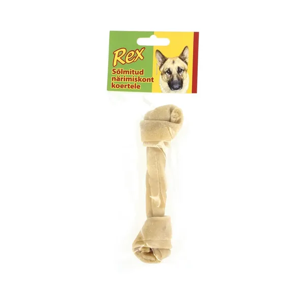 Täiendsööt koertele. Sõlmitud närimiskont 1tk, REX, 80g