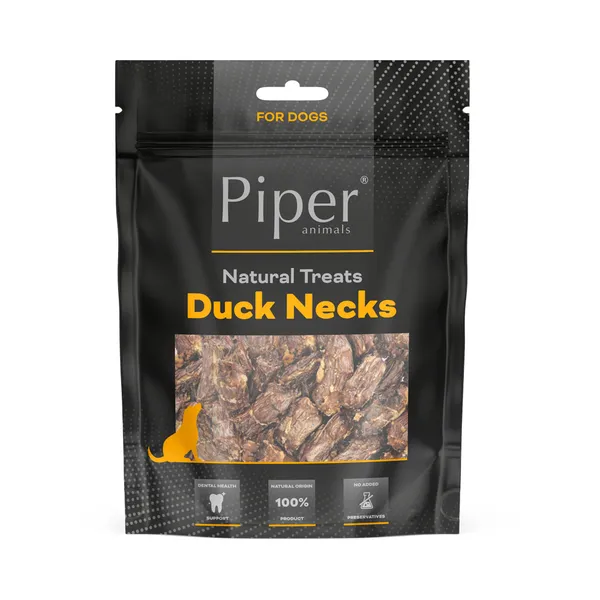 Täiendsööt. Kuivatatud pardikaelad, PIPER, 200 g