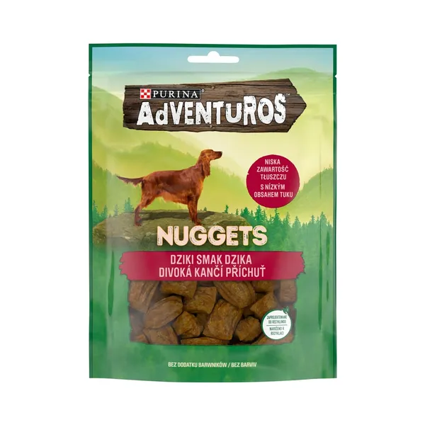 Täiendsööt. Nagitsad koertele metssiga 22tk, ADVENTUROS, 90g
