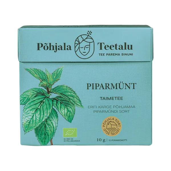 Taimetee Piparmünt, mahe 10pk, PÕHJALA TEETALU, 10g
