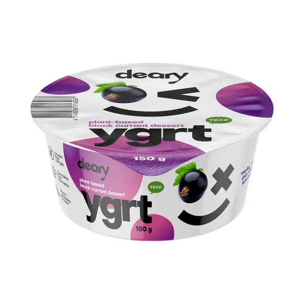 Taimne dessert mustsõstar laktoosivaba, DEARY, 150 g
