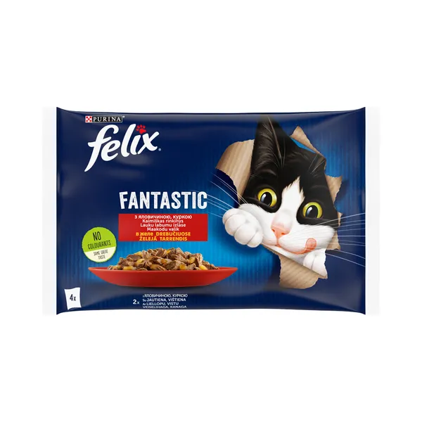 Täissööt. Fantastic kiisueine lihavalik, FELIX, 340g