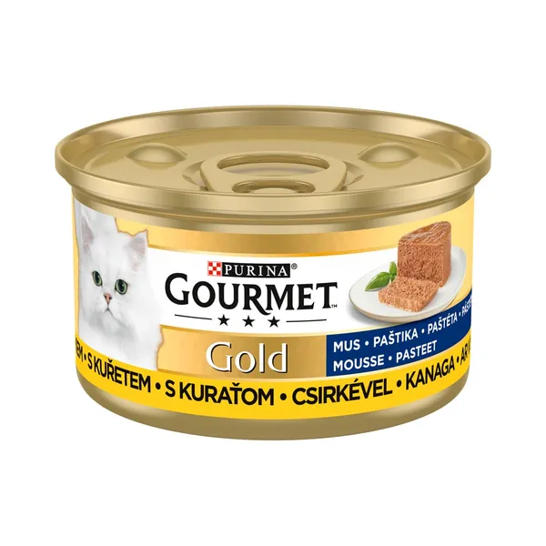 Täissööt. Kassikonserv kanapasteet, GOURMET GOLD, 85g