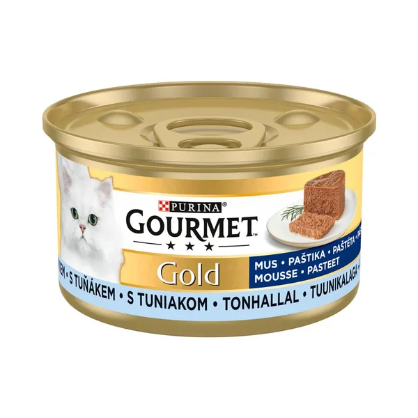 Täissööt. Kassikonserv tuunikalapasteet, GOURMET GOLD, 85g