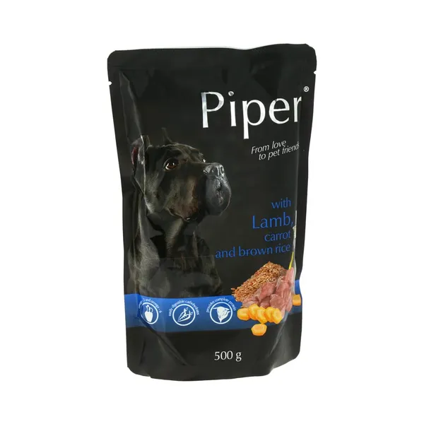 Täissööt koertele lambaliha ja porgandiga, PIPER, 500 g