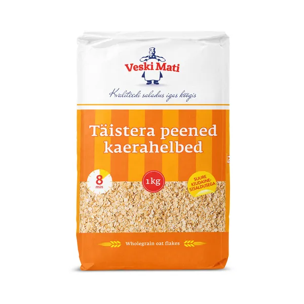 Täistera peened kaerahelbed, VESKI MATI, 1 kg