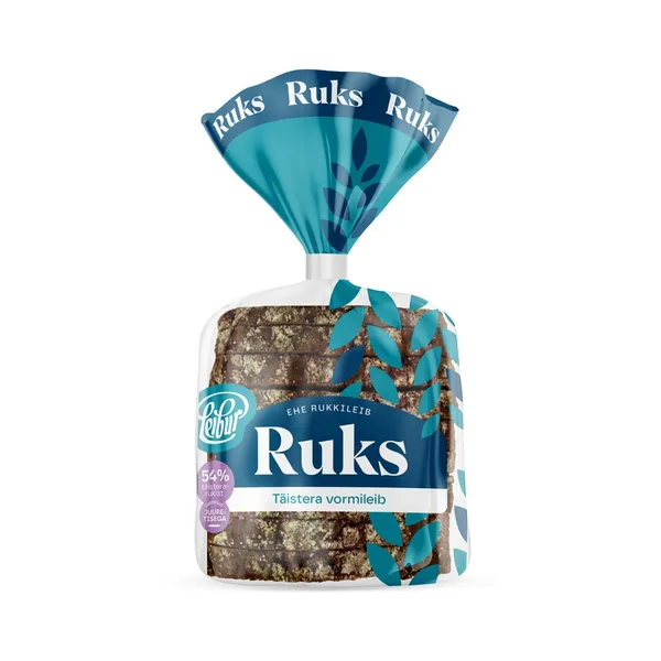 Täistera vormileib Ruks, LEIBUR, 300 g