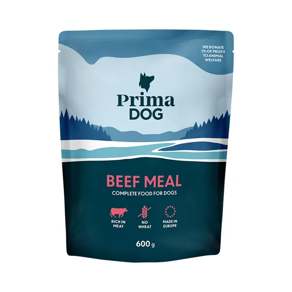 Täistoit. Koerte eine lihaga, PRIMADOG, 600g
