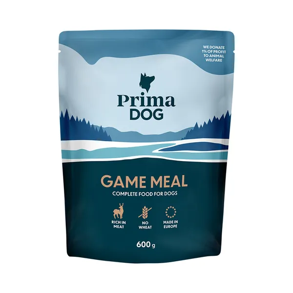 Täistoit. Koerte eine ulukilihaga, PRIMADOG, 600g