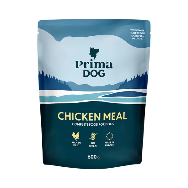 Täistoit.Kana eine, PRIMADOG, 600g