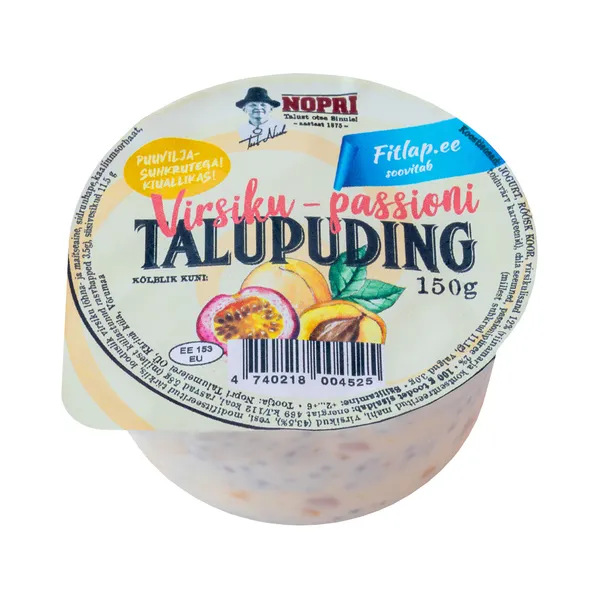 Talupuding virsiku-passioni Fitlap, NOPRI, 150 g