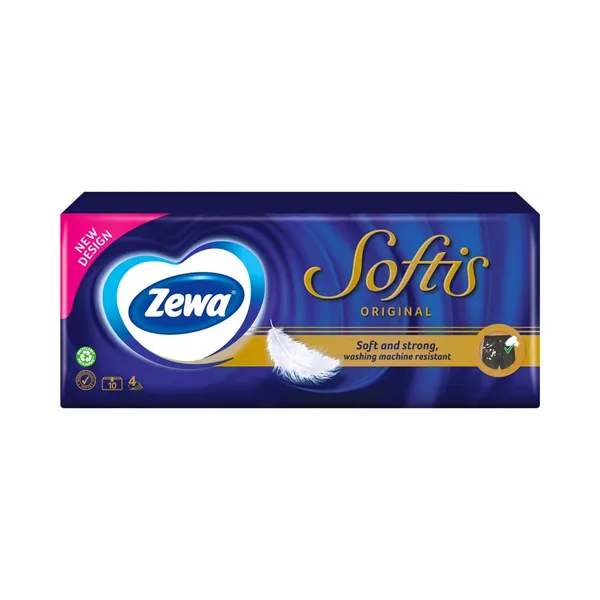 Taskurätikud Softis, 4-kihiline, ZEWA, 90 tk