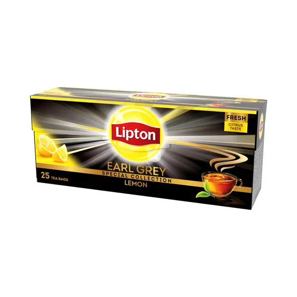 Tee Earl Grey Lemon niidiga kotis 25pk, LIPTON, 50 g