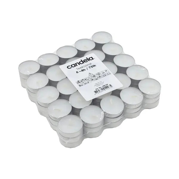 Teeküünal 4h, 75tk, CANDELA,