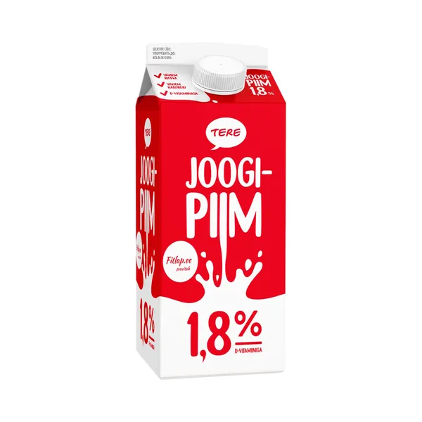 Tere Piim 1,8%, TERE, 1,5 L