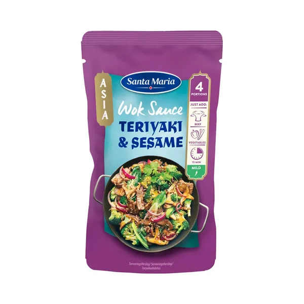 Teriyaki ja seesami vokikaste, SANTA MARIA, 150 g