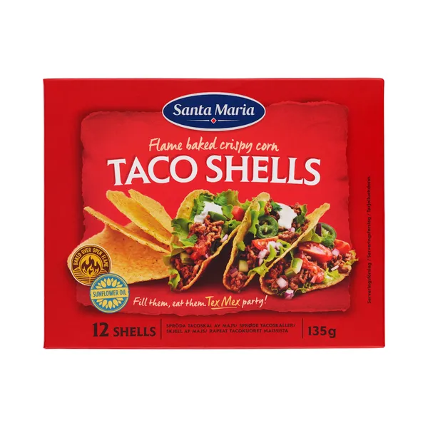 Tex Mex Taco Shells, SANTA MARIA, 135 g