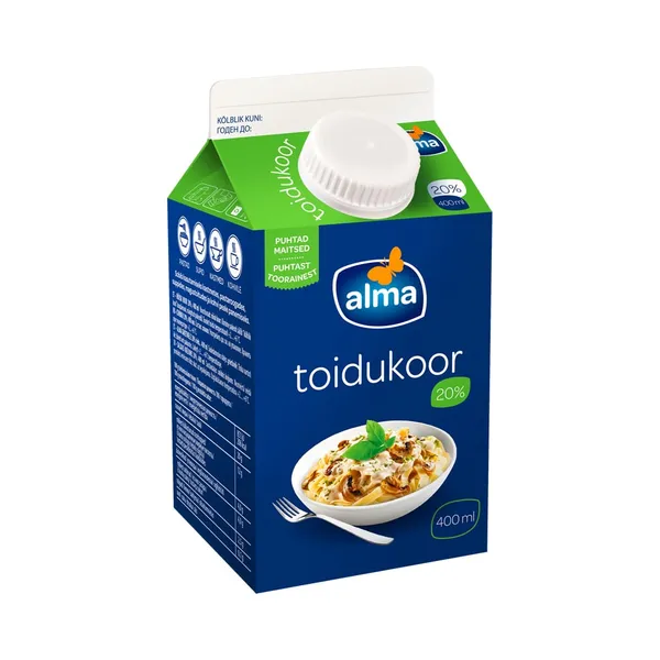 Toidukoor 20%, ALMA, 400 ml