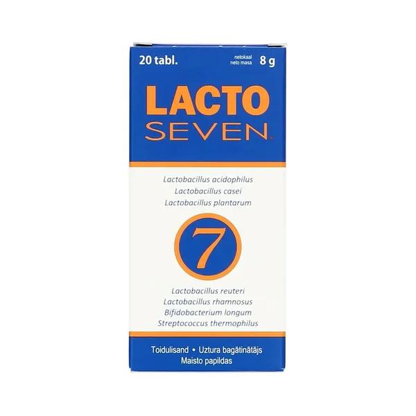 Toidulisand Lacto Seven, LOODUSTOODE, 20 tbl