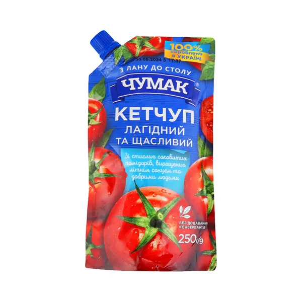 Tomatiketšup, CHUMAK, 250 g