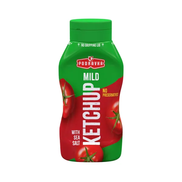 Tomatiketšup mahedamaitseline, PODRAVKA, 500 g