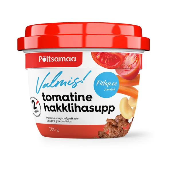 Tomatine hakklihasupp Fitlap, PÕLTSAMAA VALMIS!, 380g