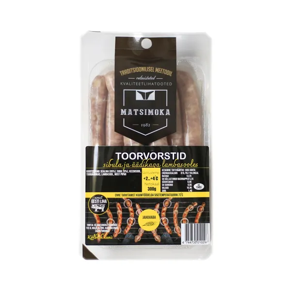 Toorvorstid sibula ja äädikaga  E-vaba, MATSIMOKA, 300 g