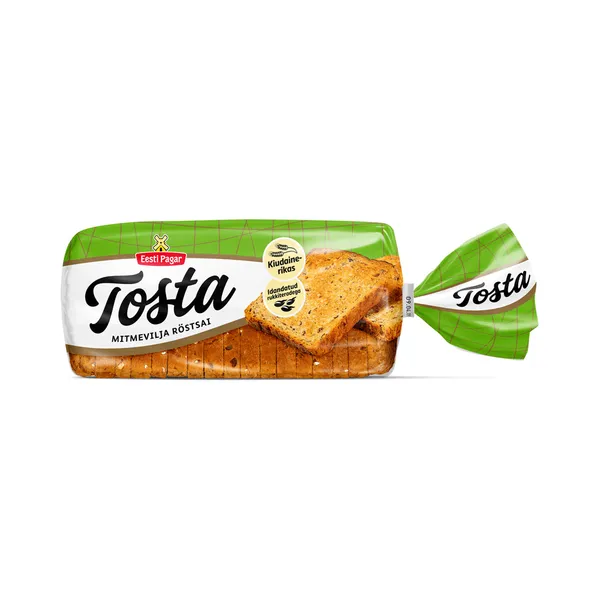 Tosta mitmevilja-röstsai viilutatud, EESTI PAGAR, 500 g