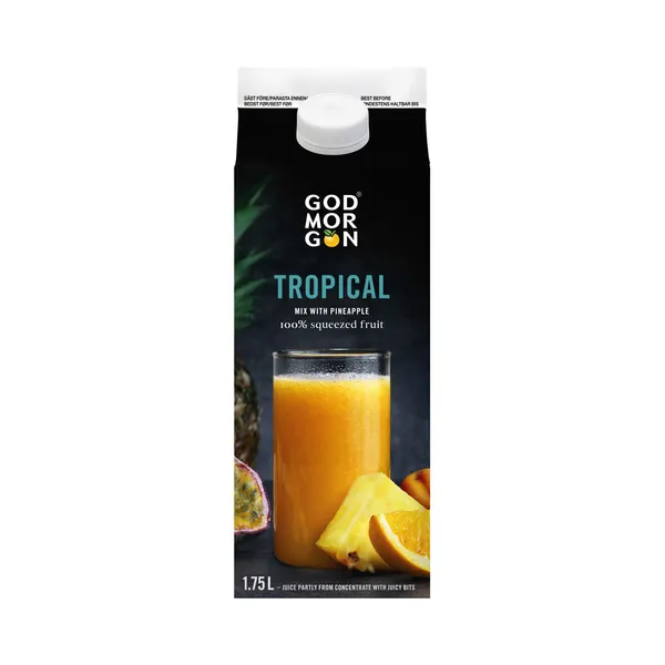 Troopiline segumahl mango ja passioniviljaga, GOD MORGON, 1,75 L