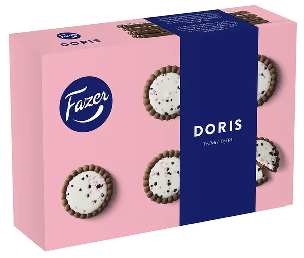 Trühvlitäidisega kakaoküpsis Doris, FAZER, 250 g