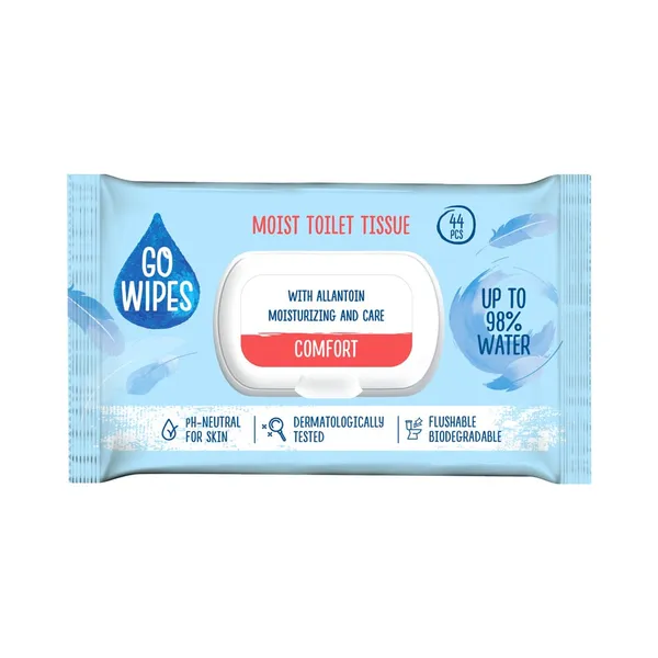 Tualettpaberid niisked, GOWIPES, 44 tk