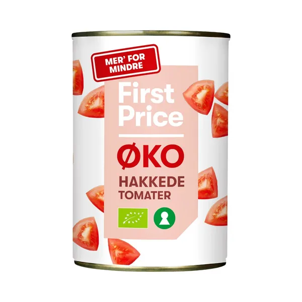Tükeldatud mahe tomatid, FIRST PRICE, 400 g