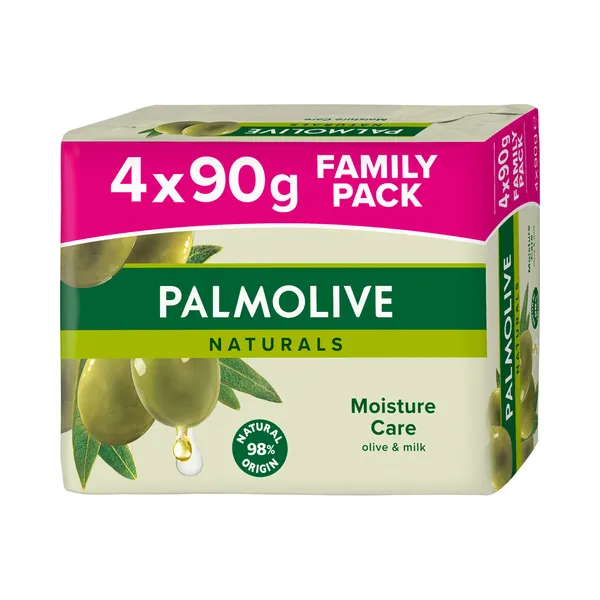 Tükiseep Naturals Olive Milk, PALMOLIVE, 4x90g