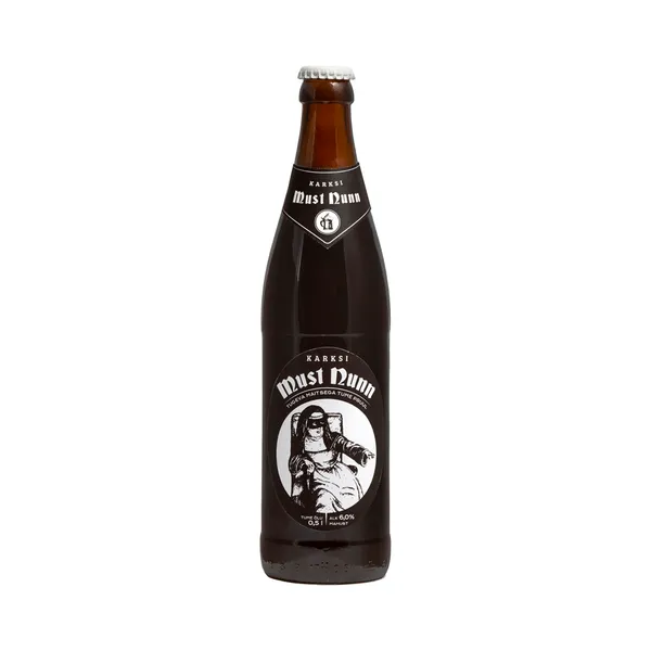 Tume õlu Must Nunn, KARKSI, 500 ml pudel