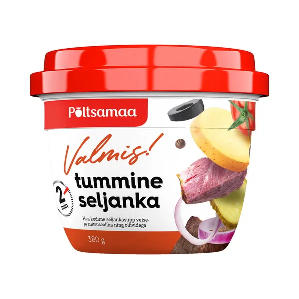 Tummine seljanka supp, PÕLTSAMAA VALMIS!, 380g