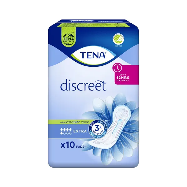 Uriinipidamatuse sidemed Discreet Extra, TENA, 10 tk