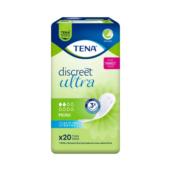Uriinipidamatuse sidemed Discreet Mini, TENA, 20 tk