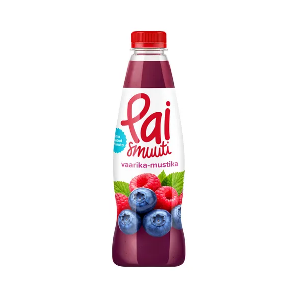 Pai vaarika-mustika smuuti 750ml