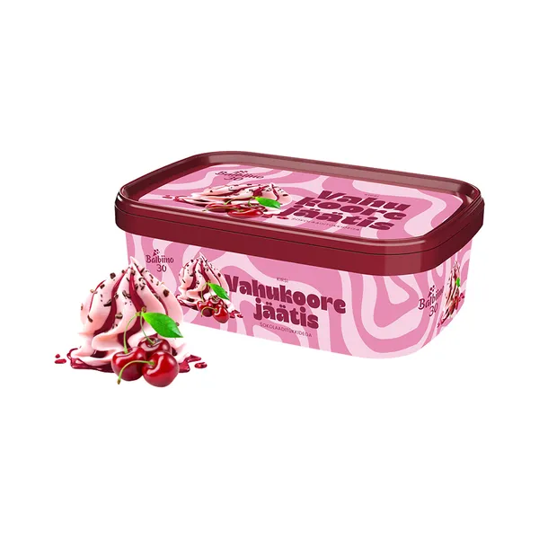 Vahukoore-kirsijäätis šokolaaditükkidega, BALBIINO, 1 l