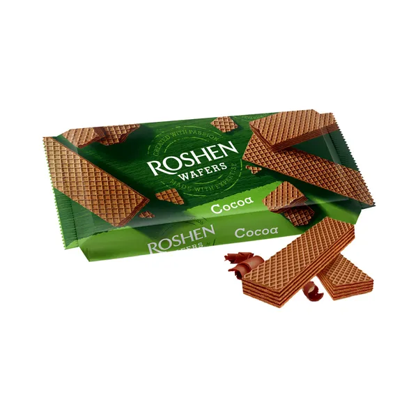 Vahvlid kakaomaitselise kreemiga, ROSHEN, 216g