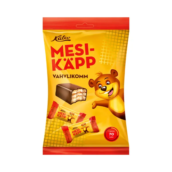 Vahvlikompvek Mesikäpp, KALEV, 150 g