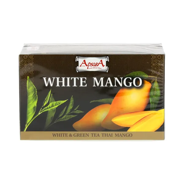 Valge mango tee niidiga kotis 20pk, APSARA, 30 g