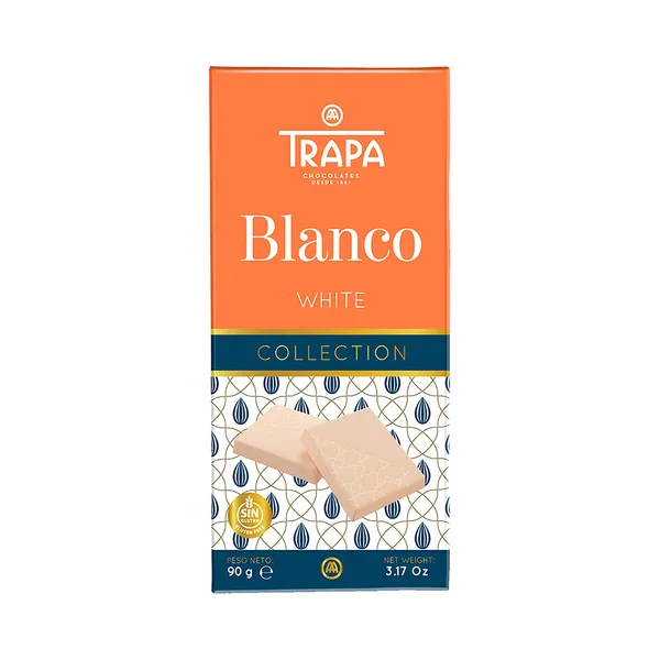 Valge sokolaad, TRAPA, 90g