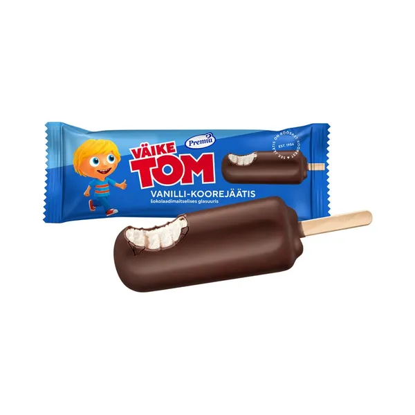 Vanilliplombiir glasuuris, VÄIKE TOM, 60 g