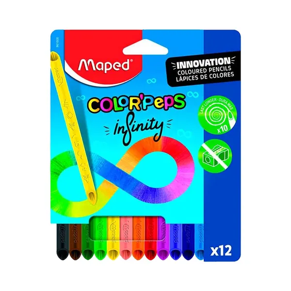 Värvipliiats Infinity 12 tk, MAPED, 1 kmpl