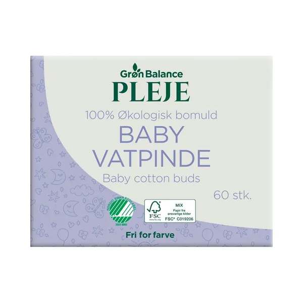 Vatitikud imikutele, GRØN BALANCE, 60 tk