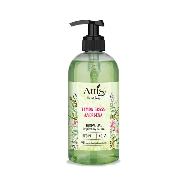 Vedelseep Herbal sidrunhein&raudürt, ATTIS, 500ml