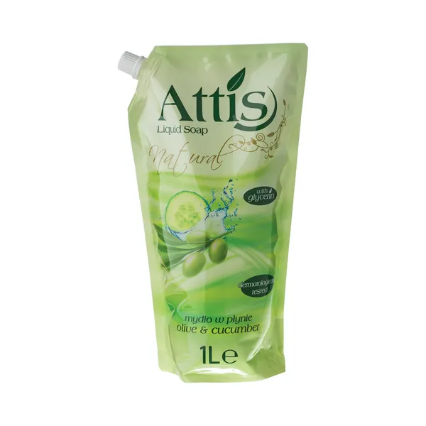 Vedelseep täitepakend Olive & Cucumber, ATTIS, 1l