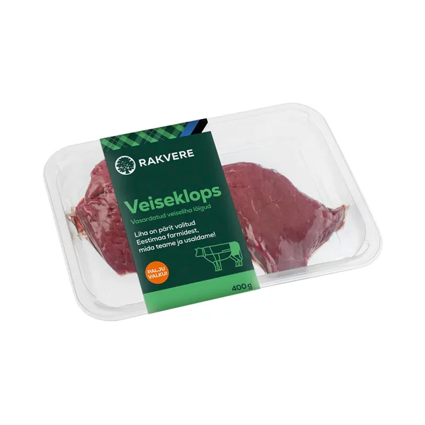 Veiseklops vasardatud, RAKVERE LK, 400 g