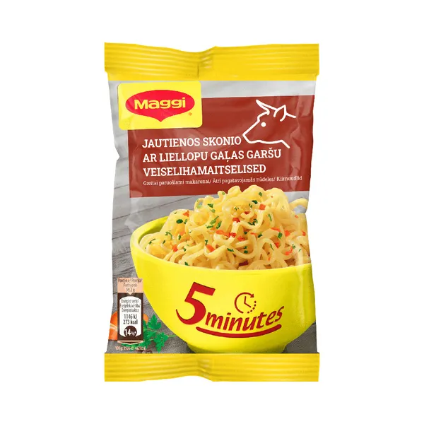 Veiselihamaitselised kiirnuudlid, MAGGI, 59,2 g